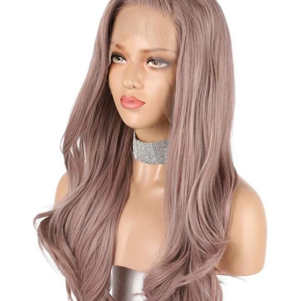 💫24” ASH PINK LACE FRONT WIG💫 *NWT* 🆕🆕🆕